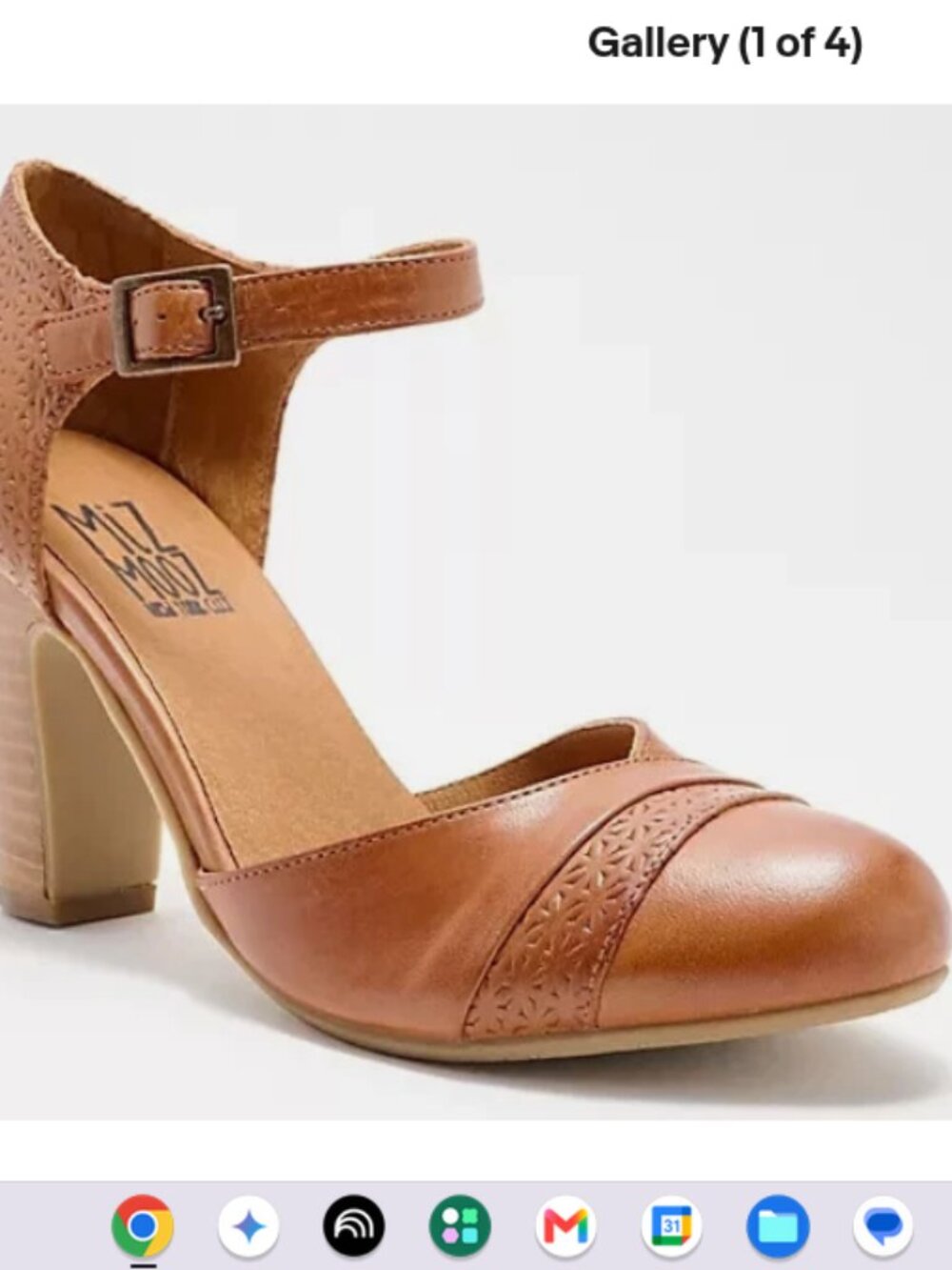 Miz Mooz Leather Mary Jane Pumps-Jay-Brandy-EU 38 (US 7.5-8)-NEW-A660053